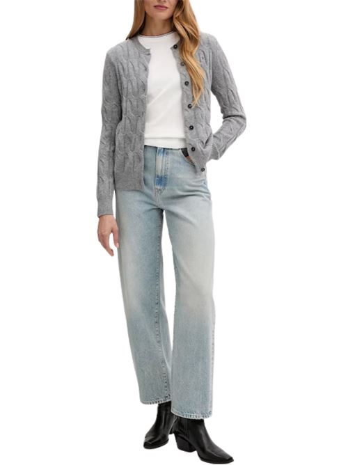 Cardigan in lana morbida a trecce Tommy Hilfiger | WW0WW47463P03